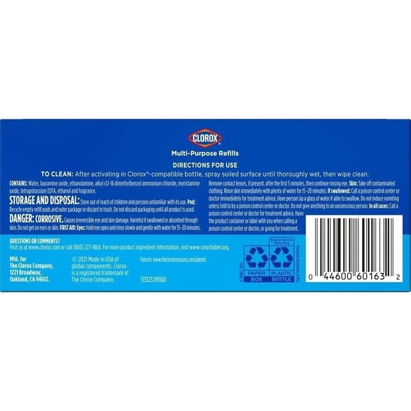 15ct Clorox Multi-Purpose Spray Concentrate 3ct x 5 boxes Citrus Groves Scented - Picture 2 of 7